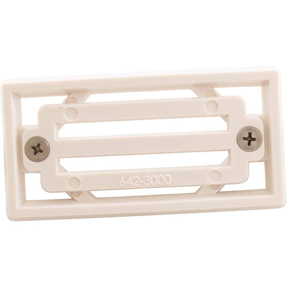 WATERWAY PLASTICS Waterway Plastics 640-3000 2 x 4 3-Bar Grate and Frame