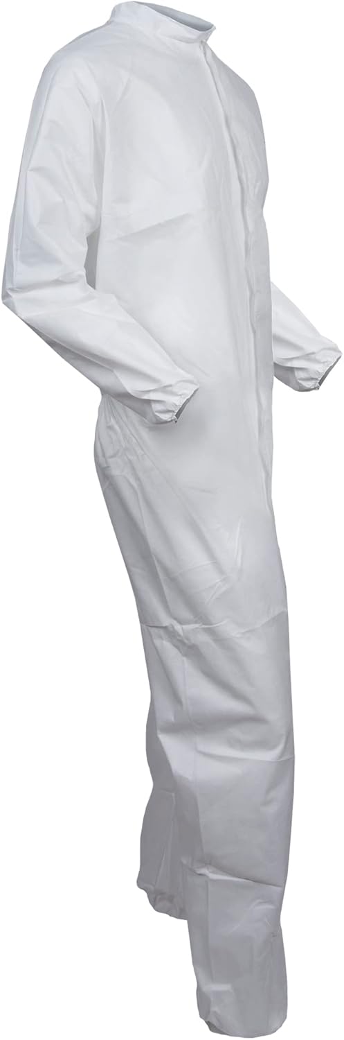 KLEENGUARD Kleenguard 68970 Coveralls Zip Front White 4X-Large 50PK
