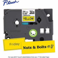 BROTHER Brother BRTTZE651G Genuine P-touch TZe651 laminated label tape 24mm x 8m