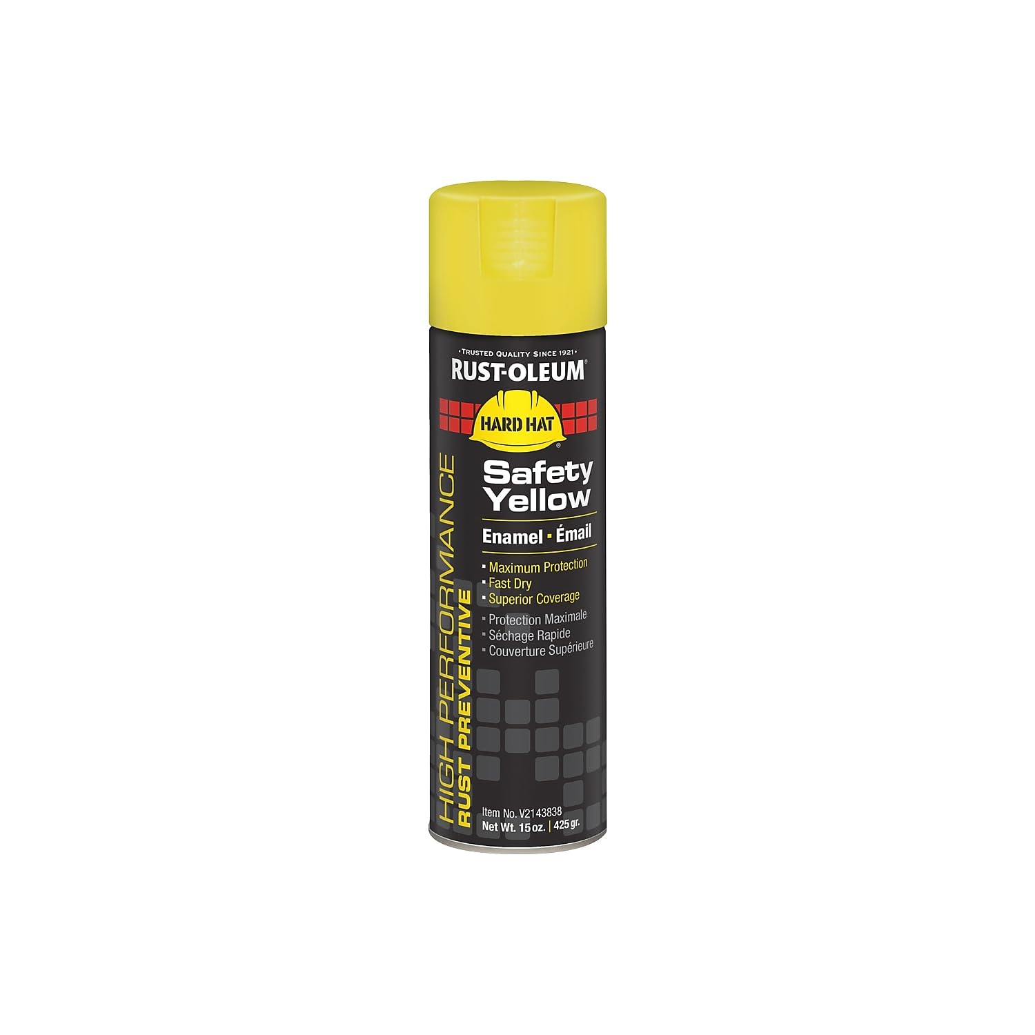 RUST-OLEUM Rust-Oleum V2143838 System Enamel Spray Paint 15 Ounce Safety Yellow