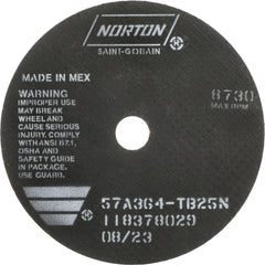 NORTON Norton 66252922675 Cut-off Wheel 7in Aluminum Oxide 36 Grit