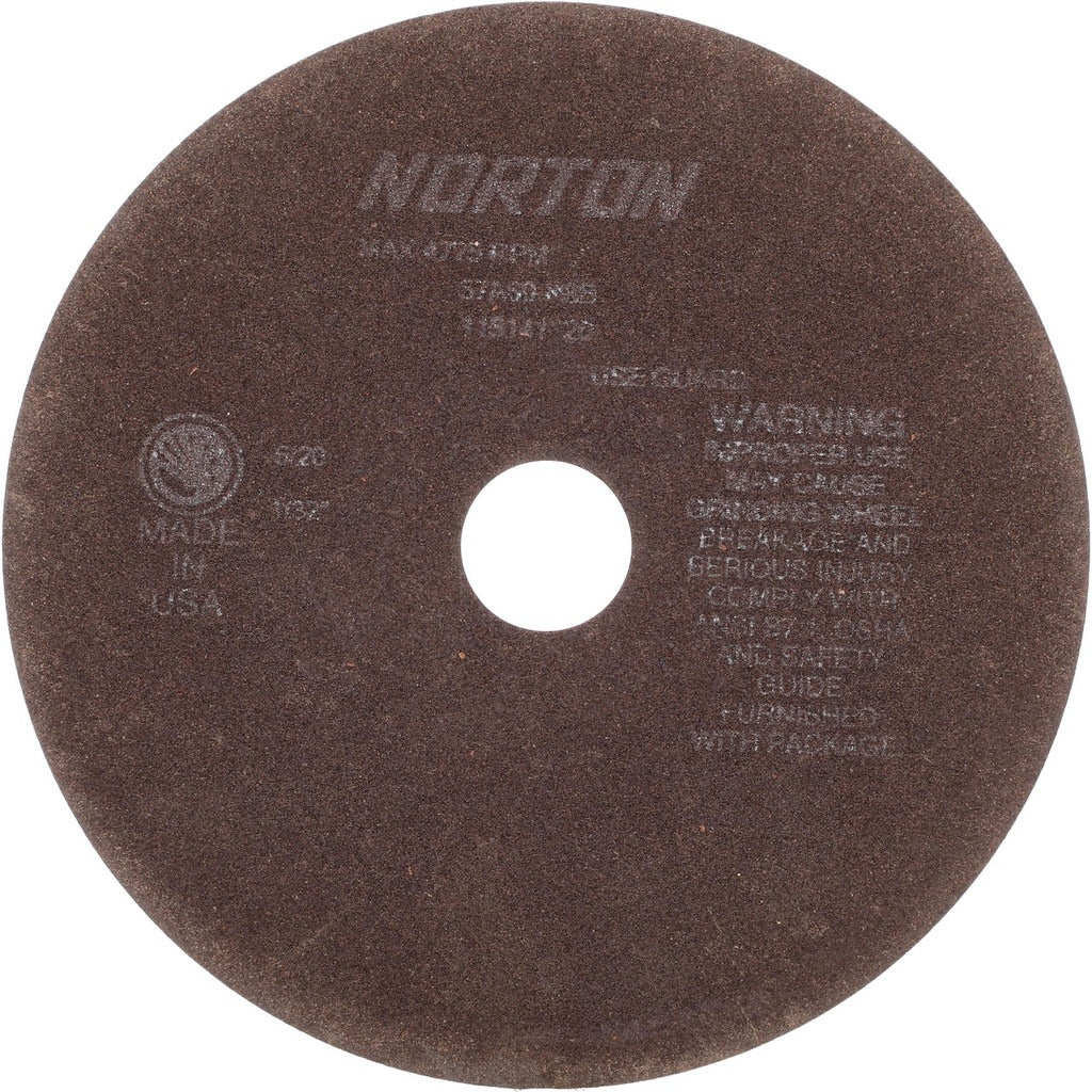 NORTON Norton 66253022694 Cut-off Wheel 8 in 60 Grit Aluminum Oxide