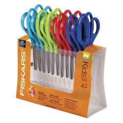 FISKARS Fiskars FSK1067002 5 inches Pointed-tip Kids Scissors 5 in Blade Length (12/Pack)