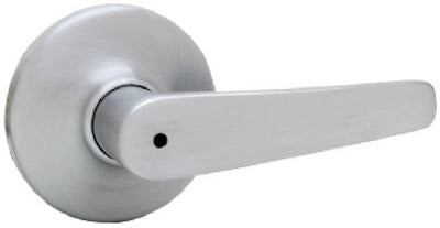 KWIKSET Kwikset 93001-879 Delta Privacy Lever Lockset Satin Chrome