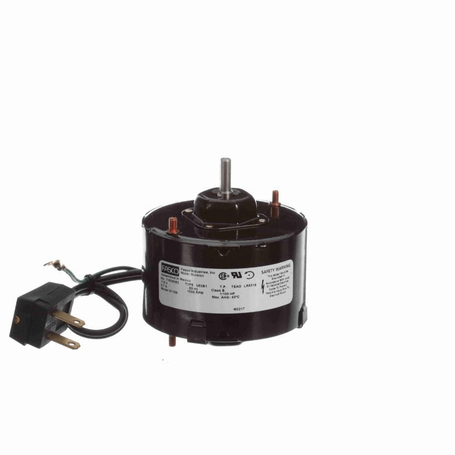 CENTURY Century D1109 Shaded pole motor 1/100 HP (3.3 in) D1109
