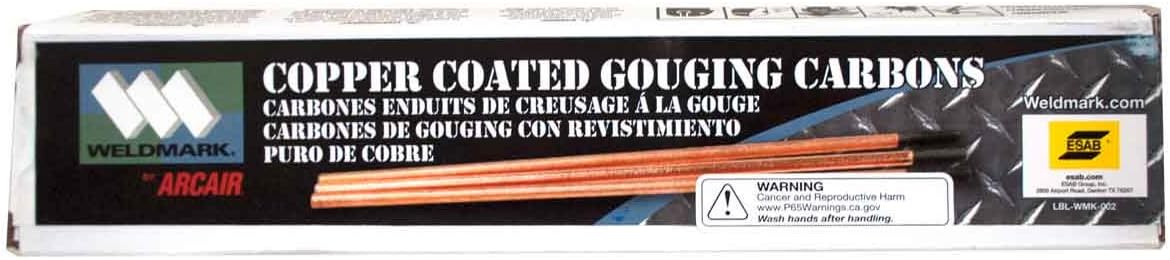 ARCAIR Arcair 22033003 Gouging Electrodes Copperclad 3/16 x 12-Inch Box of 50