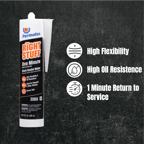 PERMATEX Permatex 33694 The Right Stuff 10.1 oz Black Gasket Maker
