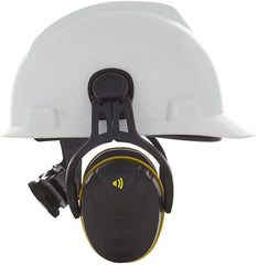MSA 10190357 V-Gard Helmet Ear Defenders Black/Yellow Medium Attenuation SNR 32 dB