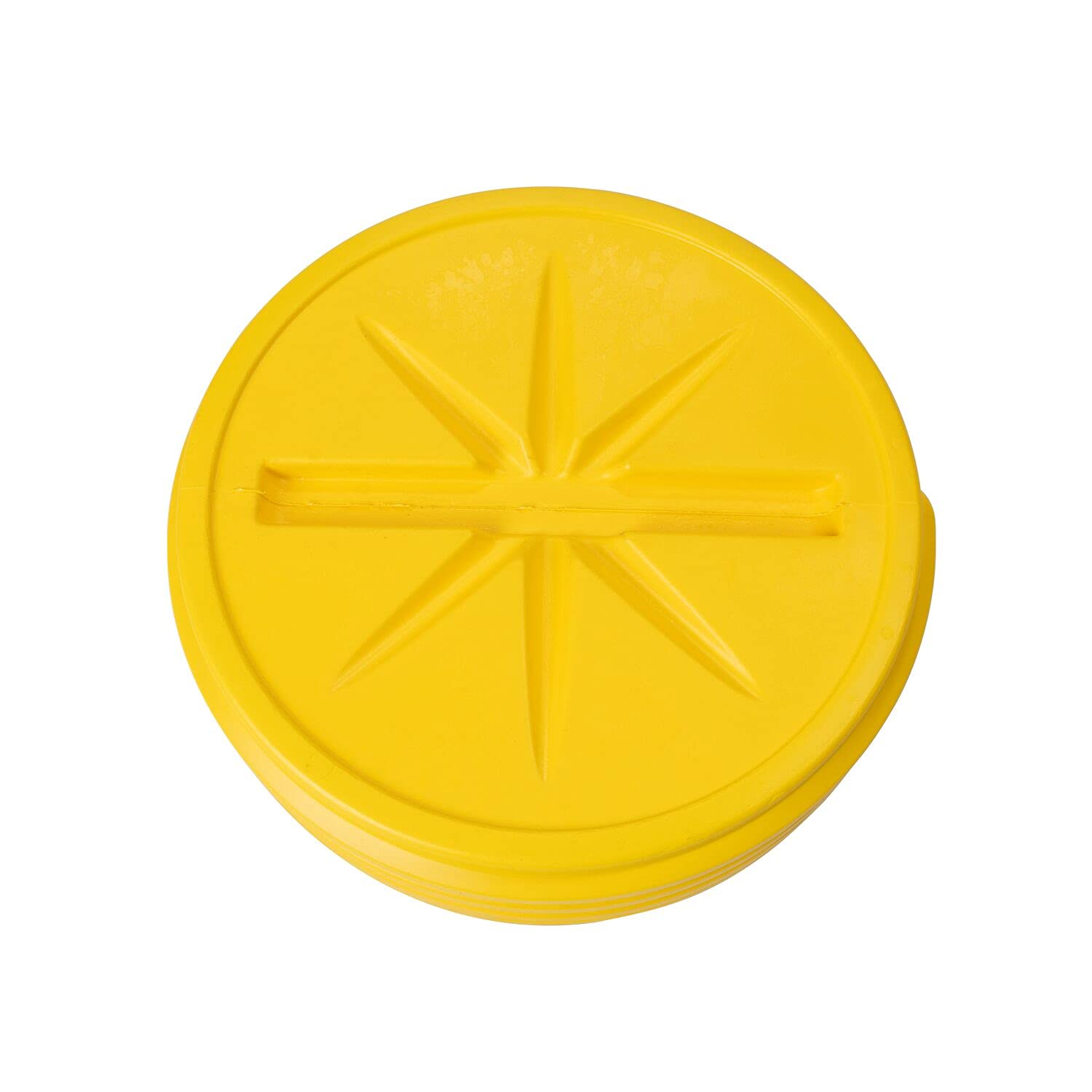 EAGLE GASKET AND PACKING Eagle 1600SL 30 Gallon High Density Polyethylene Lab Pack Barrel Drum Screw-On Lid Yellow