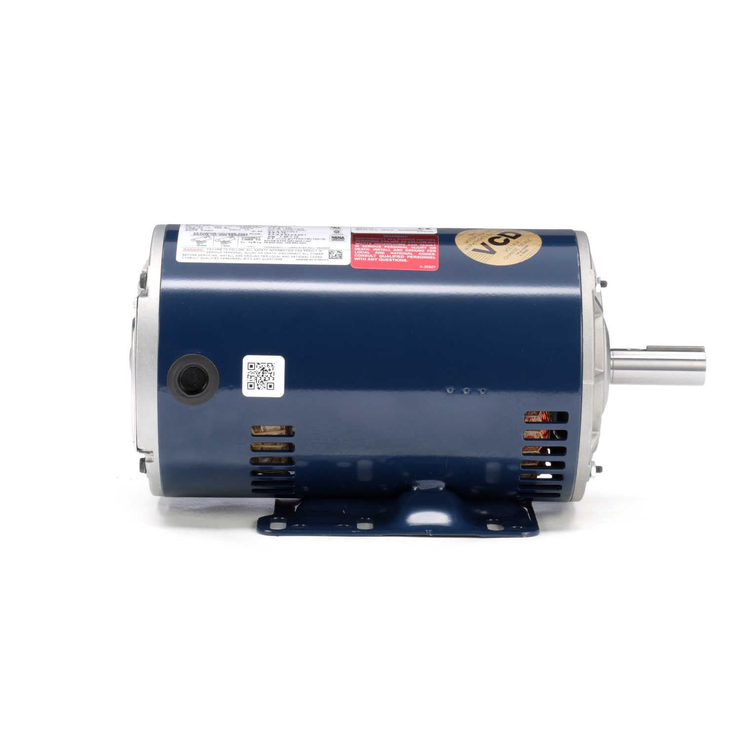 MARATHON MOTORS Marathon MU424A 145T Frame Open Drip Proof 145TTDR6133 General Purpose Motor 2 hp 1800 RPM 208-230/460 VAC 3 Phase 1 Speed Ball Bearing Rigid Base