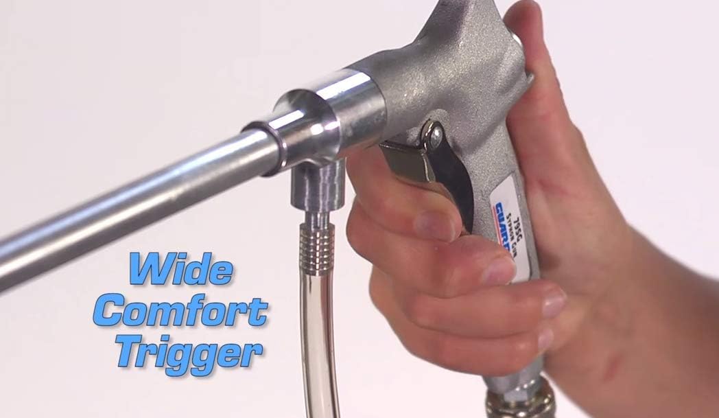 GUARDAIR Guardair 79SG012 Pneumatic Syphon Oil and Solvent Spray Gun with 12-Inch Aluminum Extension and Brass Nozzle