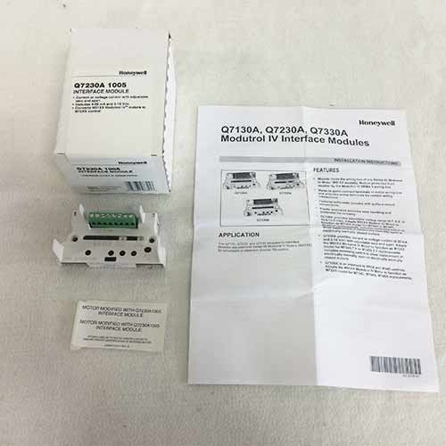 HONEYWELL Honeywell Q7230A1005 Interface Module With Adjustable Null and Span 4-20mA or 2-10VDC Control