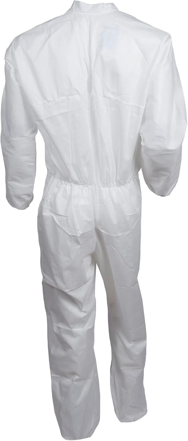 KLEENGUARD Kleenguard 68970 Coveralls Zip Front White 4X-Large 50PK