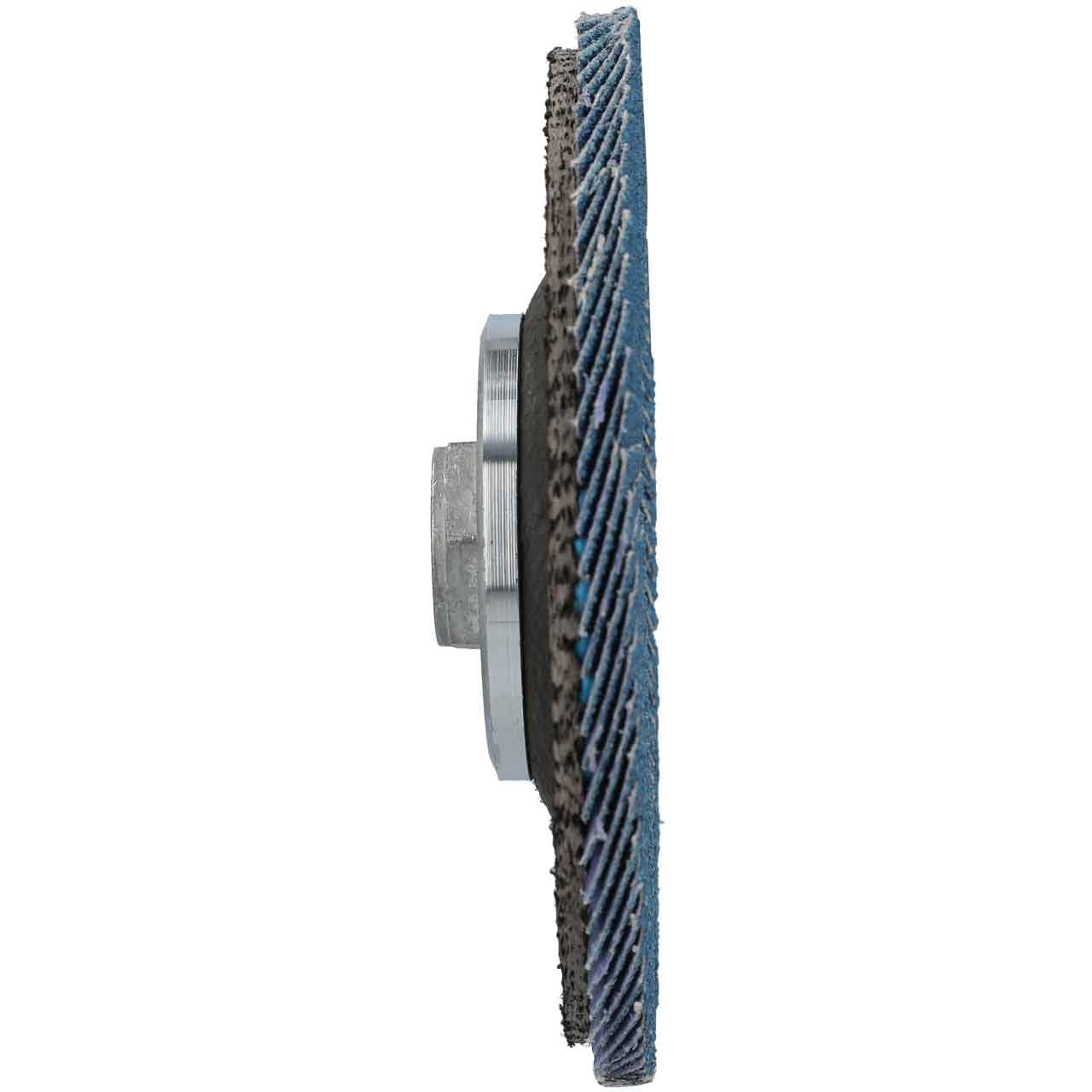 NORTON Norton 63642503512 Charger R822 Arbor Thread Fiberglass Flat Flap Discs Coarse P60 Grit 5 Pack