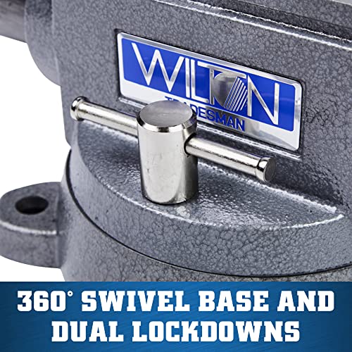 WILTON Wilton 28808 Tradesman Vise 8 Inch Jaw Width 6.75 Inch Jaw Opening 4.75 Inch Throat