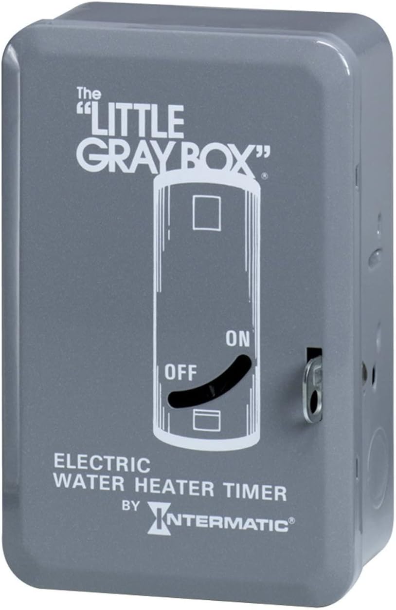 INTERMATIC Intermatic WH40 Mechanical Water Heater Timer Switch 40A DPST 208-277V