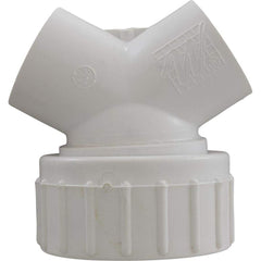 Waterway Plastics 400-3145 45 Wye 1-1/2 Male Buttress Thread 1 Slip x Union Low Pro
