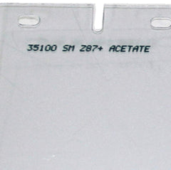 Sellstrom S35100 Replacement Window for 390 Series Safety Face Shields 8 x 16 x 0.040 Uncoated Acetate Clear Tint