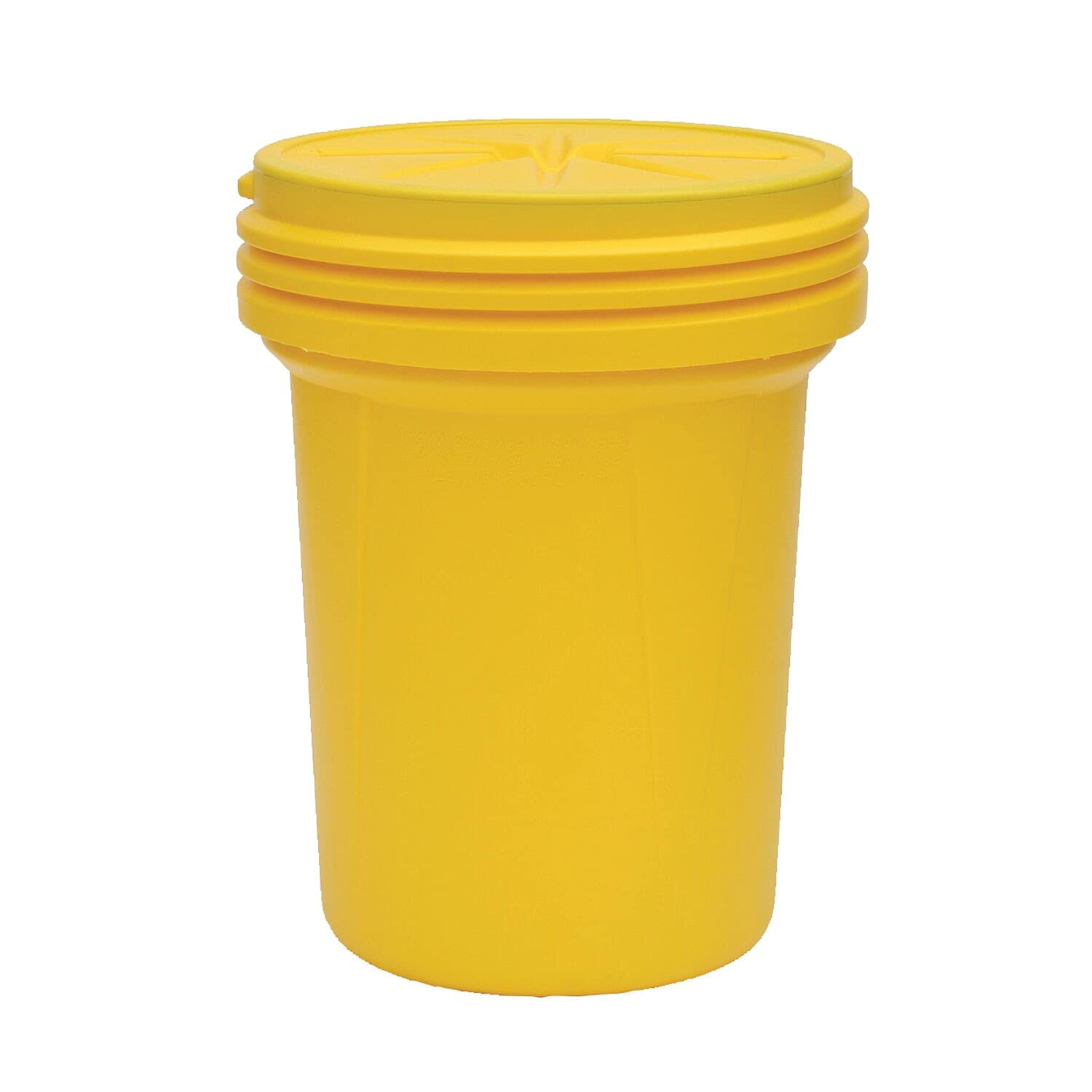 EAGLE GASKET AND PACKING Eagle 1600SL 30 Gallon High Density Polyethylene Lab Pack Barrel Drum Screw-On Lid Yellow