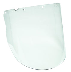 MSA 10115844 V-Gard Visor Elevated Temperature Polycarbonate Clear Tint Antifog Antiscratch Coating 9.25x17x0.098