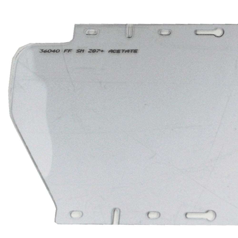 SELLSTROM Sellstrom S36040 Replacement Window for 380 Series Safety Face Shields Anti-Fog Acetate Clear Tint