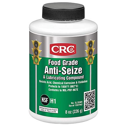 CRC INDUSTRIES CRC SL35905 Food Grade Anti-Seize Lubricant 8 Oz
