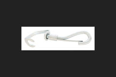 Campbell T7607306 Snap Hook Swiveling Open Eye Spring 1/4 inch Opening Zinc Plated Iron 2-7/8 inch Length 30 lb