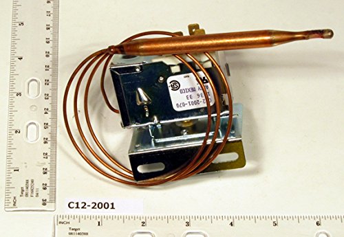 ROBERTSHAW Robertshaw C12-2001 SPDT Resistance Heat Thermostat for Heat Pumps -1/63 F 5 F Diff. 30 Cap. Includes Knob