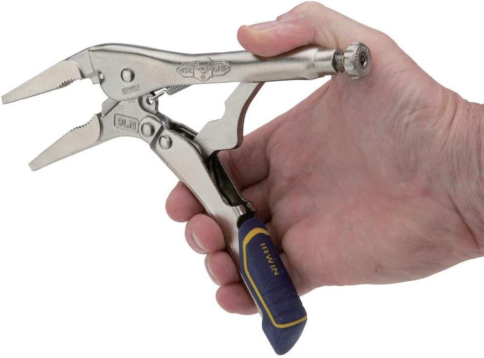 IRWIN Irwin IRHT82582 Vise-Grip 9-Inch Locking Pliers Fast Release Long Nose Wire Cutter