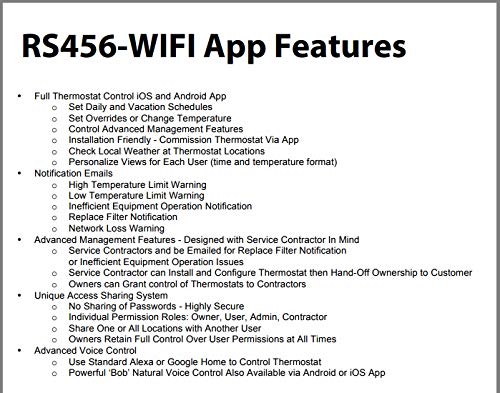 ROBERTSHAW Robertshaw RS456-WIFI Instant Upgrade Wi-Fi Module for All RS4000, RS5000 and RS6000 Series