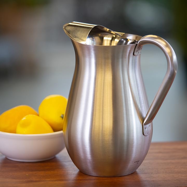SERVICE IDEAS Service Ideas WPB2BS Pitcher with Ice Guard Bell Shaped 2 Liter