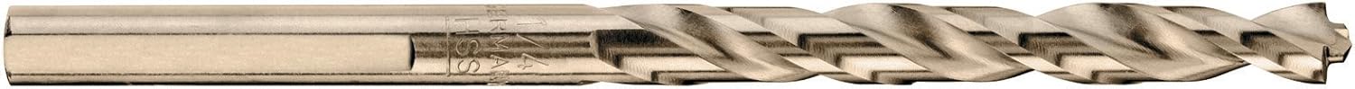 DEWALT DEWALT DW1916 Gold Ferrous Oxide Pilot Point Twist Drill Bit 1/4-Inch