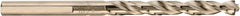 DEWALT DW1916 Gold Ferrous Oxide Pilot Point Twist Drill Bit 1/4 Inch