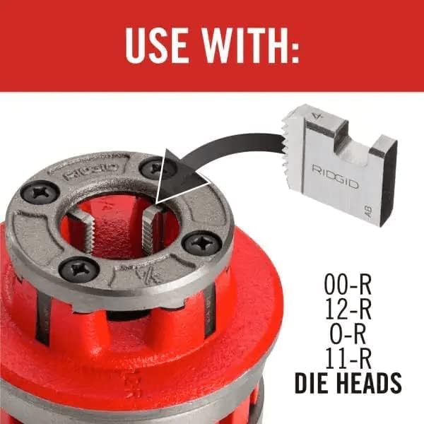 RIDGID TOOLS RIDGID 37835 Manual Threader Pipe Dies, Right-Handed, 1-Inch NPT