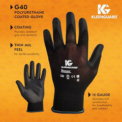 KLEENGUARD 13840 G40 Polyurethane Coated Gloves Power Size 10 Replacement MPN