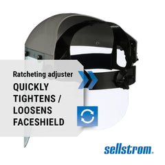 Sellstrom S30120 Advantage Face Shield Lightweight Mask