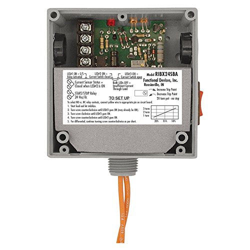 FUNCTIONAL DEVICES RIBX24SBA CURRENT SWITCHES