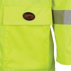 Pioneer V1080360U-XL High Visibility Rain Gear Safety Jacket and Bib Pants for Men