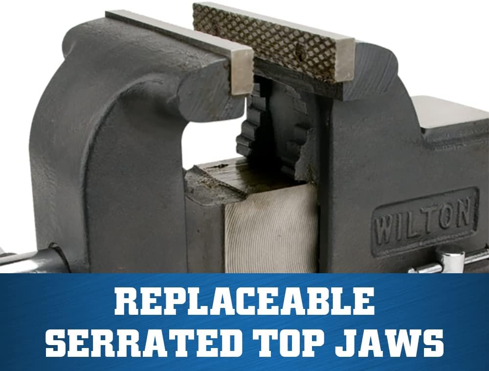 WILTON Wilton 63300 Shop Bench Vise Hand Powered 4 Inch Jaw Width