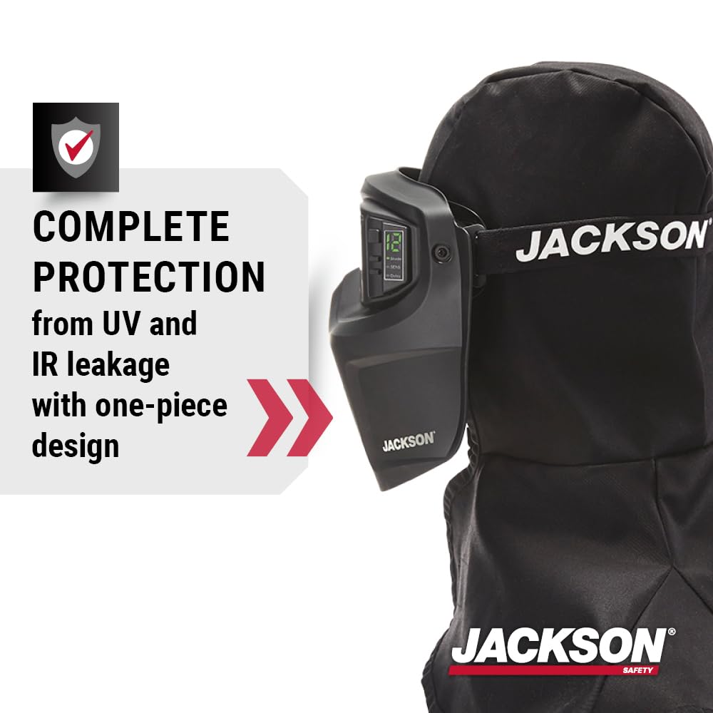 JACKSON SAFETY Jackson Safety 46200 Rebel ADF Welding Mask True Color Technology Wrap Around Protection Flame Resistant