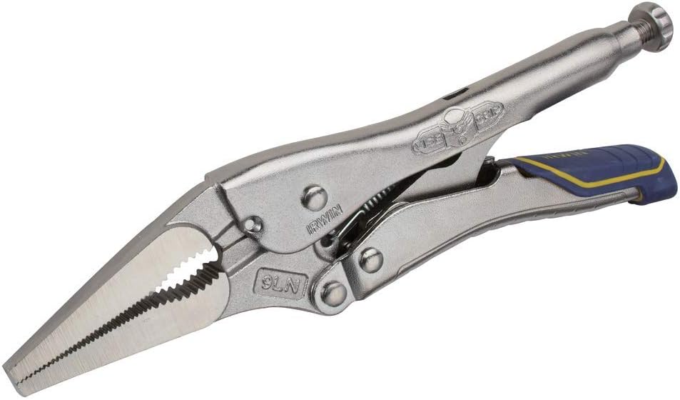 IRWIN Irwin IRHT82582 Vise-Grip 9-Inch Locking Pliers Fast Release Long Nose Wire Cutter