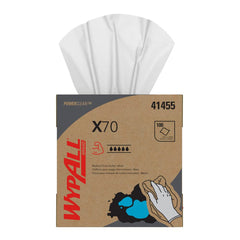 Kimberly-Clark 41455 Safety Wypall Disposable X70 Wiper 9.1 Width x 16.8 Length Pack of 1000