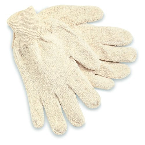 MCR SAFETY MCR Safety 9400KM Terrycloth Glove Large Pack of 12 Standard Weight