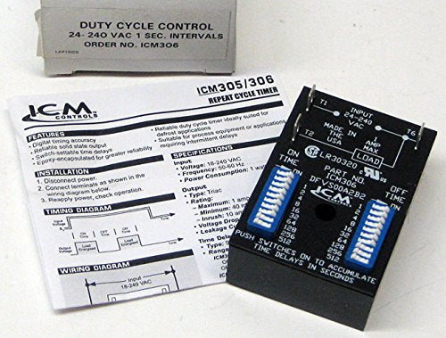 ICM CONTROLS ICM306 TIMER SWITCHES