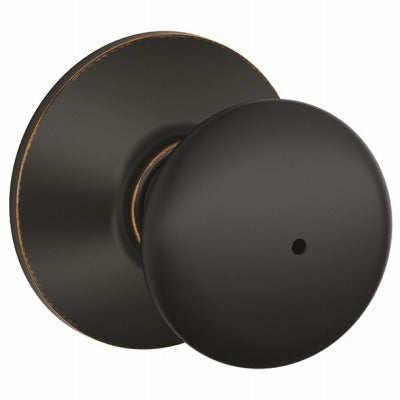 SCHLAGE Schlage Lock Co F40VPLY716 Privacy Lockset Aged Bronze