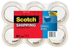 3M 3M Company 3850-6-ESF Heavy Duty Shipping Tape 6 Pack