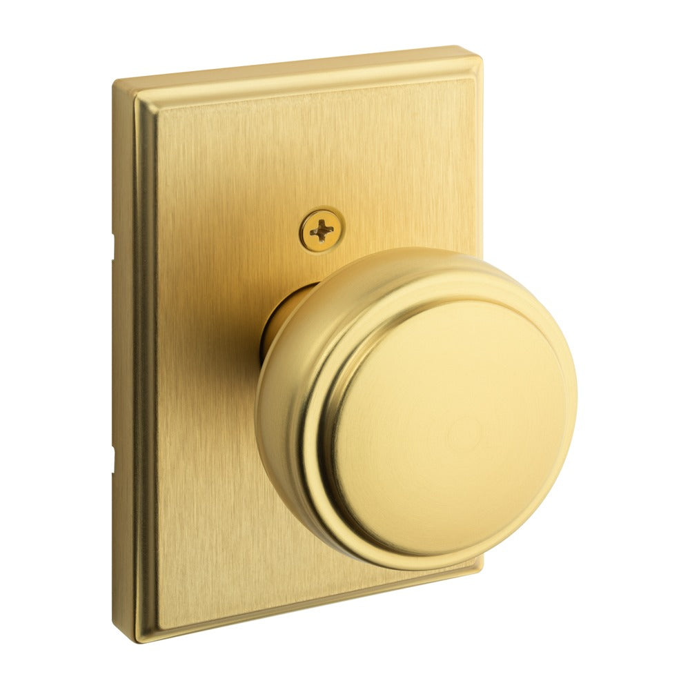 KWIKSET Kwikset 788SOKTRCT-4 Sora Half Dummy Knob Satin Brass