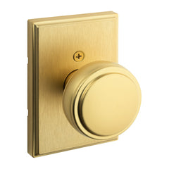 KWIKSET Kwikset 788SOKTRCT-4 Sora Half Dummy Knob Satin Brass