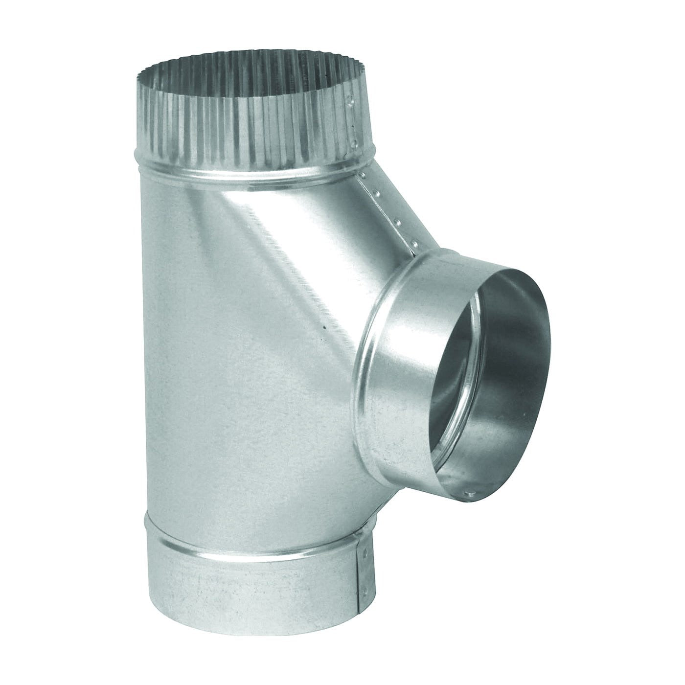 IMPERIAL Imperial GV0892 Galvanized Steel Furnace Pipe Tee 6 in x 6 in x 6 in (Pack of 2)