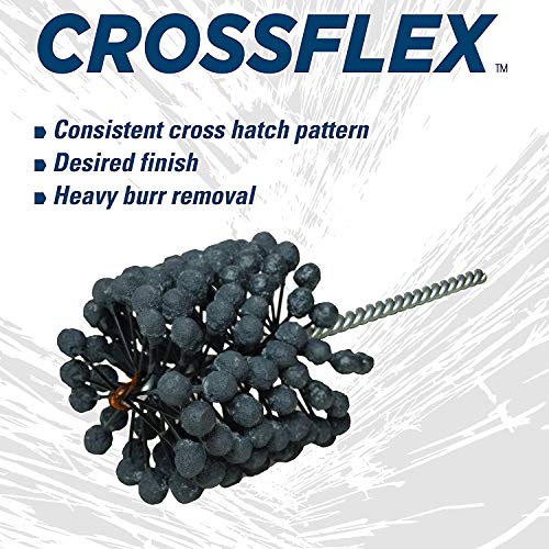 WEILER Weiler 34144 CrossFlex Bore Brush 320 Grit 3/8 Inch Diameter